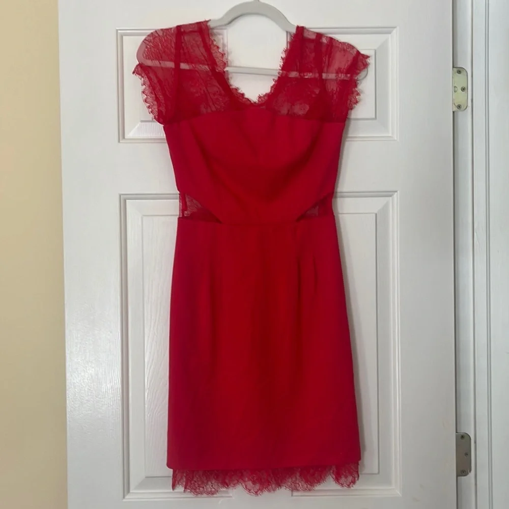 BCBG RED DRESS - Picture 1 of 4